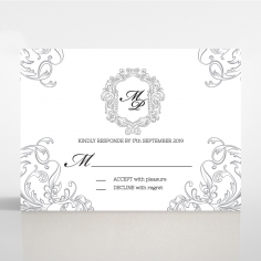 Aristocrat rsvp card design