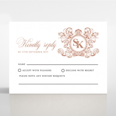 Baroque Romance rsvp enclosure card