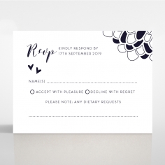 Bohemia rsvp wedding enclosure card design