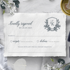 Castle Wedding rsvp wedding card design