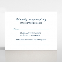 Eternal Simplicity rsvp card design