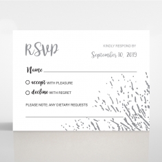 Fire Sparkle rsvp card design