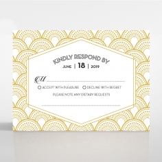 Gatsby Glamour rsvp invite