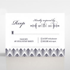 Gradient Glamour rsvp wedding enclosure card