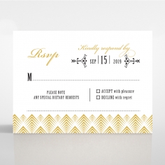 Gradient Glamour rsvp enclosure card