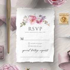 Happily Ever After rsvp invite design
