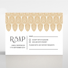 Jeweled Ikat rsvp wedding enclosure invite design