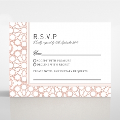 Marrakech rsvp wedding enclosure invite design