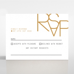 Minimalist Love rsvp wedding enclosure card design