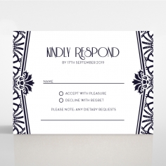 Modern Deco rsvp design