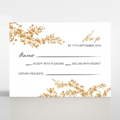 Oriental Romance rsvp enclosure card