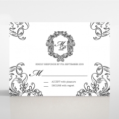 Paper Aristocrat rsvp wedding enclosure design