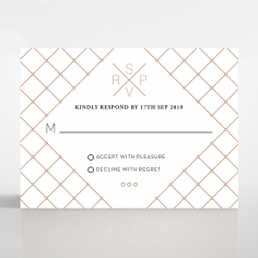 Quilted Grace rsvp wedding enclosure design