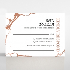 Stonework rsvp card design