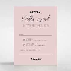 Sweet Romance rsvp enclosure card