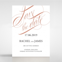 A Polished Affair save the date invitation stationery card item