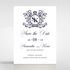 Baroque Romance wedding stationery save the date card item