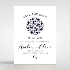 Bohemia save the date invitation card design