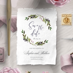 Country Charm wedding save the date stationery card item