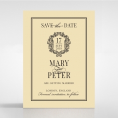 Damask Love wedding save the date card design