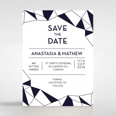 Digital Love wedding save the date card