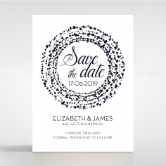 Enchanting Halo save the date wedding stationery card item