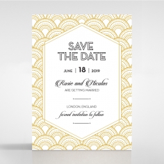 Gatsby Glamour save the date wedding stationery card item