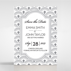 Grand Heirloom save the date invitation stationery card design