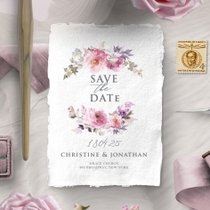 Happily Ever After save the date stationery card item