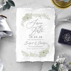Love Estate wedding stationery save the date card item