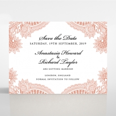 Regal Charm Letterpress save the date stationery card item