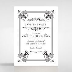 Regal Frame save the date stationery card