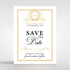 Royal Lace save the date wedding stationery card item