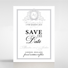 Royal Lace save the date invitation card