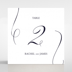 A Polished Affair wedding venue table number card stationery item