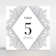 Ace of Spades wedding table number card stationery item