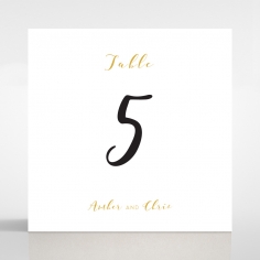 Bohemia wedding reception table number card stationery item