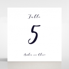 Bohemia wedding venue table number card