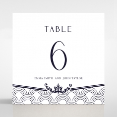 Luxe Victorian table number card stationery