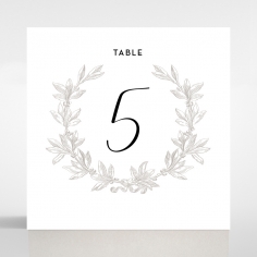 Paper Chic Rustic table number card stationery