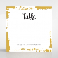 Rusted Charm table number card stationery item