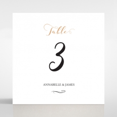 Written In The Stars wedding venue table number card stationery design
