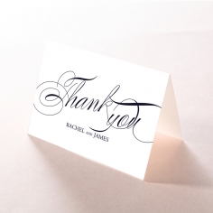 A Polished Affair wedding stationery thank you card design