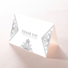 Ace of Spades thank you stationery card