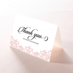 Baroque Pocket thank you wedding stationery card item