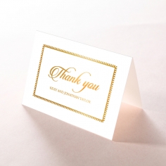 Blooming Charm with Foil thank you invitation card