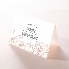 Botanical Canopy thank you stationery card