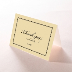 Damask Love thank you stationery card