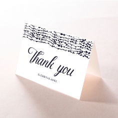 Enchanting Halo wedding thank you card