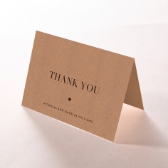 Enchanting Imprint thank you wedding stationery card